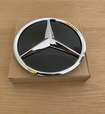 Front Grille Mirror Badge Chrome Star Emblem For Mercedes-Benz C E W205 W212 • $38.52