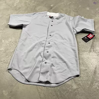 Vintage Baseball Jersey Button Up M Blank 90s Wilson Made In USA • $14.99