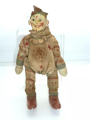 Antique Shoenhut Circus Clown Cracker Jack Humpty & Dumpty Circus Wooden Doll • $590.59
