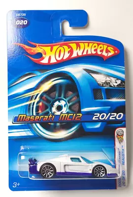 Hot Wheels Maserati MC12 White #020 2005 First Editions • $22
