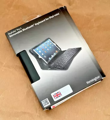 Kensington Keyfolio Pro 2 For IPad Mini (folio Cover With Bluetooth UK Keyboard) • £6.96