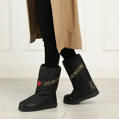 Love Moschino St.ttod Ski Boot Size 7-8 US • $145