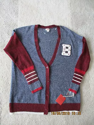 NEW/TAG Mossimo Women Sz M Cardigan Sweater Open Front Long Sleeve Lettered 'B' • $14.50