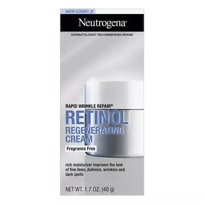 Neutrogena Rapid Wrinkle Repair Retinol Fragrance Free Regenerating Cream 48g • $27.49