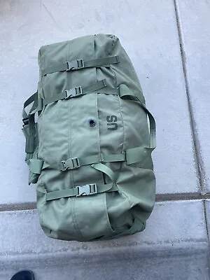Large Military Duffle Backpack Descent Shape Some With Paint Marks From Dmil • $13.99