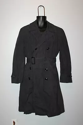 Oxford Military ARMY Long RAINCOAT Rain Trench Coat Men Size Large 42-44 Blue • $51.22