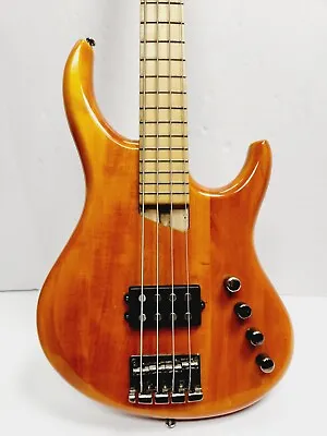 MTD Michael Tobias Design Bass Guitar 4 String MTD400 Amber Transparent Color • $549.99