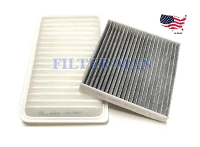 Carbon Cabin & Engine Air Filter For 2008-2013 Highlander 2007-2011 Camry Hybrid • $13.99