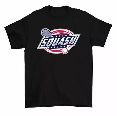 Squash Racket Sport T-Shirt Player Gift Tee Men Women • $19.99