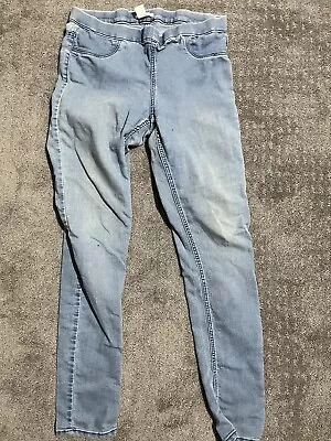 H&M Jeggings Leggings Skinny Blue Jeans Pants Womens Size 10 Light Wash • $12.20