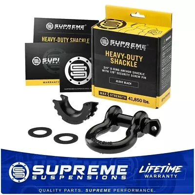 3/4  D-Ring Anchor Shackle 41850lbs Max Break Strength Heavy-Duty Recovery Gear • $26