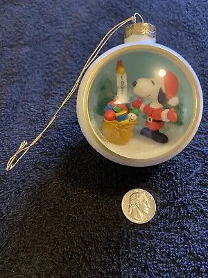 Snoopy Peanuts Christmas Ornament 1983 • $10