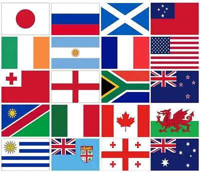 Large Country Flags Buntings Sports Decor Teams National Bunting Europe UK • £2.99