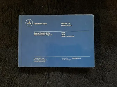 Mercedes Benz MB  W124 260E 300E 300D 1987-90 Parts Catalog List OEM • $59.95