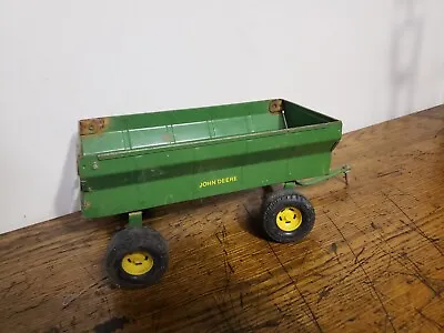 Vintage Ertl John Deere Flare Box 4 Wheel Trailer Wagon 1:16 Scale • $16