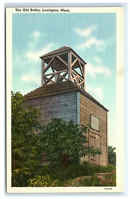 Postcard The Old Belfry Lexington Mass MA Linen C3 • $2.99