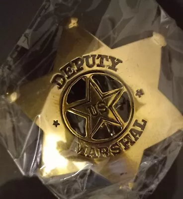 Deputy Brass Like Finish Marshal Badge • $19.99