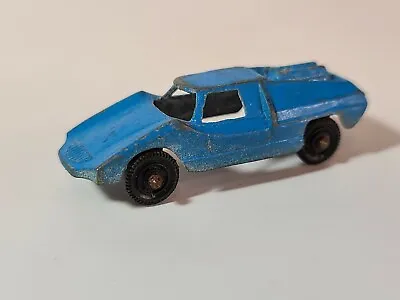 £10.75 • Buy Vintage Tootsie Toy Die Cast Car Automobile Metal Fiat Abarth Race Blue 1970s