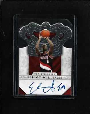 Elliot Williams 2010-11 Preferred CROWN ROYALE Auto Rookie #/99 ON-CARD Blazers • $20