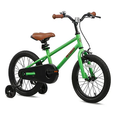 Petimini 16 In BMX Style Bike W/ Training Wheels For 4-7 Years Old Green (Used) • $75.98