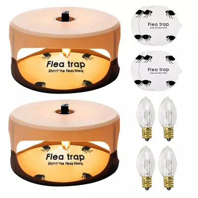 Electric Victor Flea Trap Killer Sticker Sticky Dome Pad Pest Control Lamp Home • $47.69