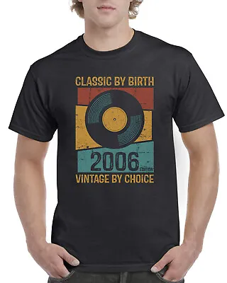 Mens 18th Birthday Gifts For Him T Shirt 18th Present 18 Years Old Born In 2006 • £12.99