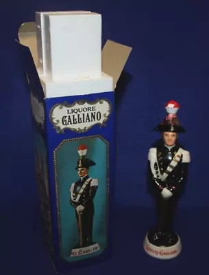 Vintage LIQUORE GALLIANO Italian Soldier Coronetti 8.5  Decanter Bottle In Box • $17.50