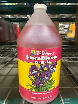 $36.99 • Buy General Hydroponics FloraBloom 1 Gallon - Flora Bloom Gro Micro Series GH