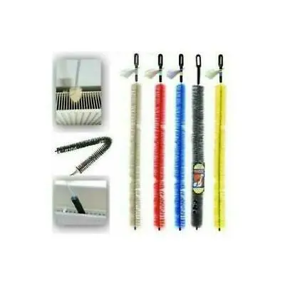 Radiator Cleaning Brush Flexible Bristle Duster Long Reach Cobweb Cover Cleaner • £5.49