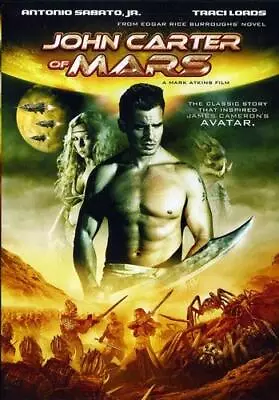 John Carter Of Mars (DVD 2009) Sabato Jr/Lasky/Lords Region 1 LN • $11.99