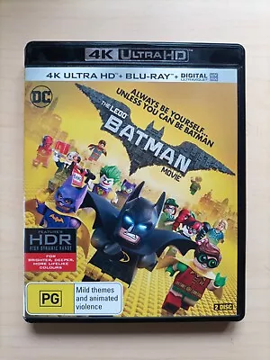 The LEGO Batman Movie 4K Ultra HD + Blu-Ray AUS • $35