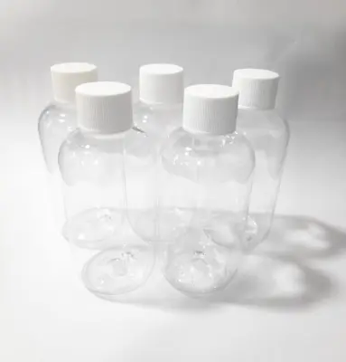 Clear Plastic Travel Bottles - 50ml - With Wadded Screw Cap • £5.99