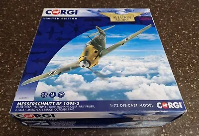 CORGI AVIATION AA28001 1/72 Me Bf 109E-3 Yellow 1 Oblt. Josef Priller 6./JG51  • $80.93