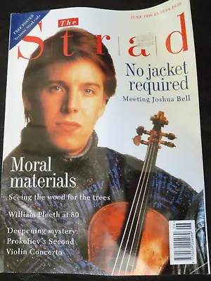 The Strad Magazine June 1996 Josua BELL +POSTER Inside-Stradivari Violin  1696 • $28.04