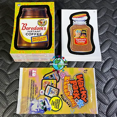 Topps 2008 Wacky Packages Flashback Series 1 Complete 72-card Base Set +wrapper • $39.91