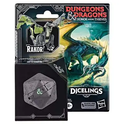 $27.95 • Buy Dungeons & Dragons Honor Among Thieves Rakor Black Dragon Dicelings Action Figur