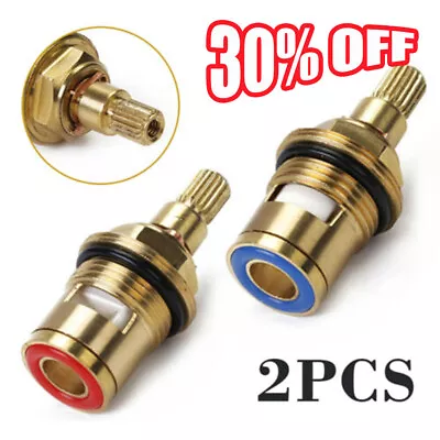 1 Pair Kitchen Ceramic Tap Cartridge Valve Disc Insert Quarter Turn 1/2  20teeth • £4.93