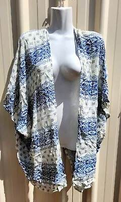 ESPRIT Sz M Loose Boho Loose Cardigan • $10