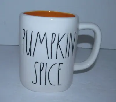$6.99 • Buy Rae Dunn Artisan PUMPKIN SPICE Heart Love Coffee Cup Mug