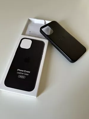 Apple IPhone 12 Mini Leather Case With MagSafe - Black • $25