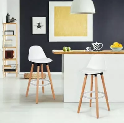 £82.99 • Buy Breakfast Bar Stool Home Kitchen Padded Pub Bar Stools With Footrest High Chair