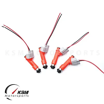 4 X 1400cc Fit Denso FUEL INJECTORS For MAZDA RX8 13B ROTARY 1.3L TURBO  • $180