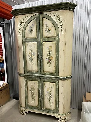 Custom Habersham Plantation Hand Painted Armoire Cabinet • $800