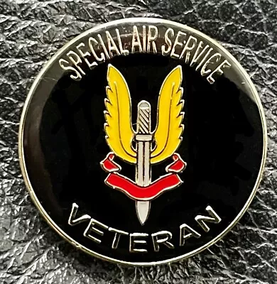 British SAS Veteran New Enamel Military Pin Badge Special Air Service • £4.99