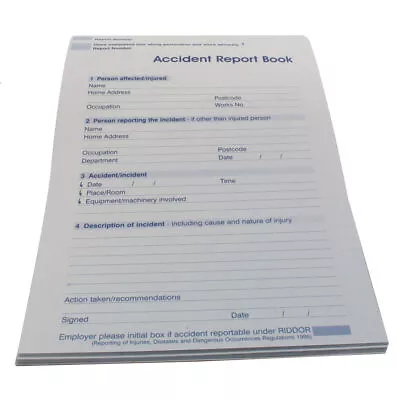 Wallace Cameron Accident Report Book 5401015 • £9.15