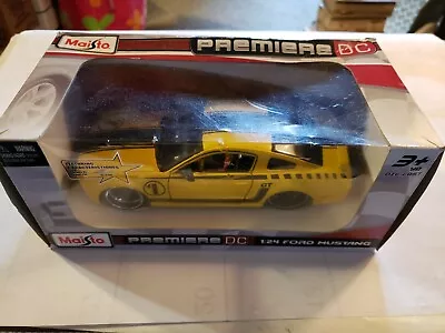 Maisto Premiere DC Pro Rodz 1:24 Diecast Ford Mustang GT Yellow Car NIB  • $19.99