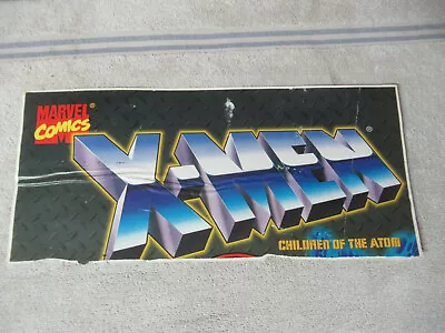 $7 • Buy 14 1/2- 6 1/2  ORIGINAL Capcom X Men Cota   NOS STICKER Arcade Game 