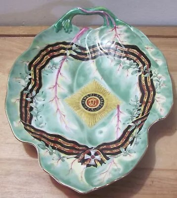 Mottahedeh Tobacco Leaf Pattern Imperial Russian Hillwood Collection Plate • $210