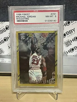 1996-97 Topps Finest Michael Jordan #291 Foundations Gold W/Coating PSA 8💎💎💎 • $500