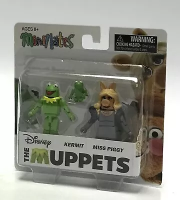 Diamond Select Toys Minimates The Muppets Kermit And Miss Piggy Figures NEW! • $1.99